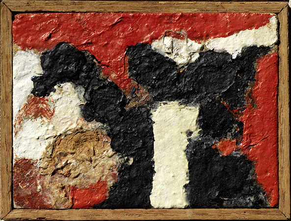 Alberto Burri 1952
Mixed media on hardboard
10.5 x 13.5 cm 7