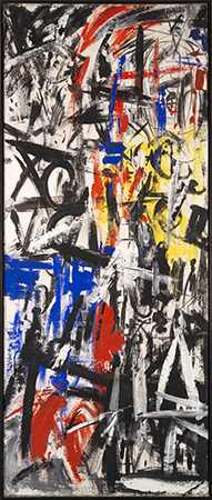 Emilio Vedova 1957
oil on canvas
200 x 85 cm 1