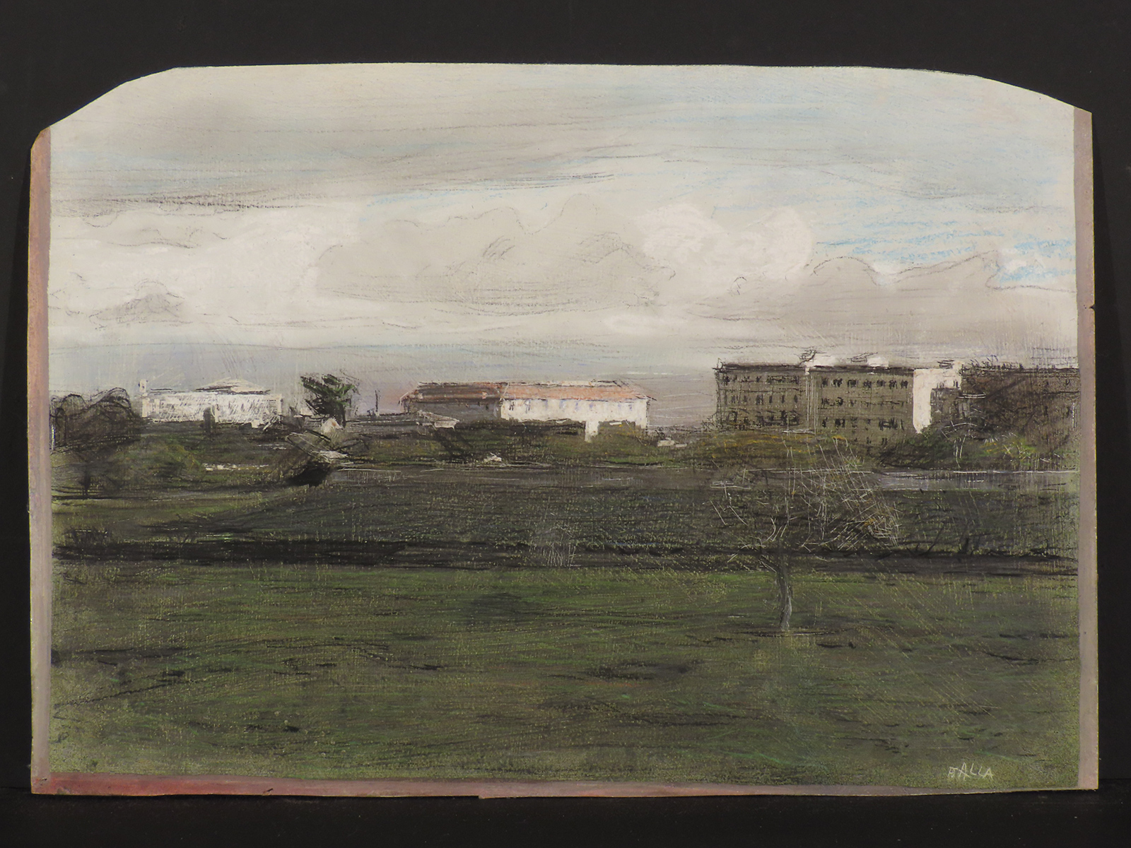 Giacomo Balla 1904
pastel on paper
23.2 x 33.5 cm 1