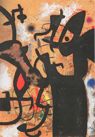 Joan Mirò 1953
gouache su carta e matita a cera
74.5x52.5 cm 1