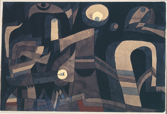 Paul Klee 1921
Tecnica mista su cartoncino
14.7x21.7 cm 2