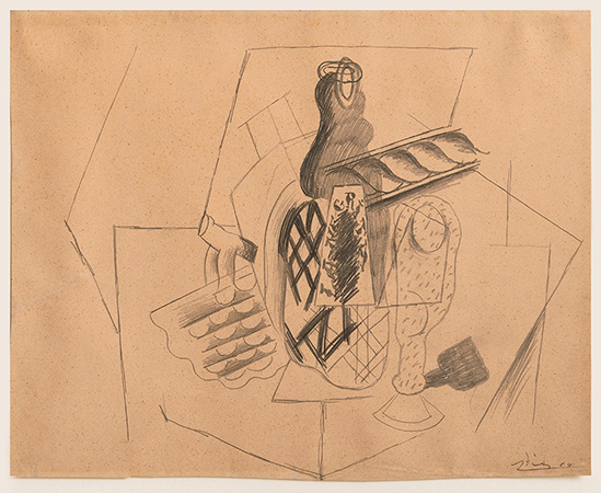 Pablo Picasso 1914
Pencil on paper
36.2 x 44.9 cm 2